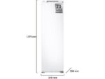 Samsung Frigorífico una puerta integrable - Samsung BRR29703EWW/EF, All-Around Cooling, No Frost, 177.5 cm, 289 l, Wifi, Sin Panelar - Imagen 2