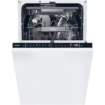 Haier Lavavajillas integrable - Haier XI1C3TB2FB I-Pro Shine Series 4, 11 Servicios, 8 Programas, 44.8 cm, Tercera bandeja, Sin Panelar