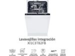Haier Lavavajillas integrable - Haier XI1C3TB2FB I-Pro Shine Series 4, 11 Servicios, 8 Programas, 44.8 cm, Tercera bandeja, Sin Panelar - Imagen 3