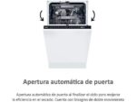 Haier Lavavajillas integrable - Haier XI1C3TB2FB I-Pro Shine Series 4, 11 Servicios, 8 Programas, 44.8 cm, Tercera bandeja, Sin Panelar - Imagen 4