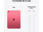 Apple iPad (11ªgen), 256GB, Rosa, WiFi, 11", Retina, Chip A16 Bionic, iPadOS 18, Cable de carga USB‑C, Sin Adaptador de corriente - Imagen 8