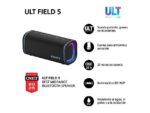 Sony Altavoz inalámbrico - Sony ULT FIELD 5 (SRSULT50B), Bluetooth portátil, ULT POWER SOUND, 25 h, IP67, Resistente al agua, Correa, Con luces, Negro - Imagen 2