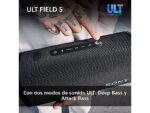 Sony Altavoz inalámbrico - Sony ULT FIELD 5 (SRSULT50B), Bluetooth portátil, ULT POWER SOUND, 25 h, IP67, Resistente al agua, Correa, Con luces, Negro - Imagen 4