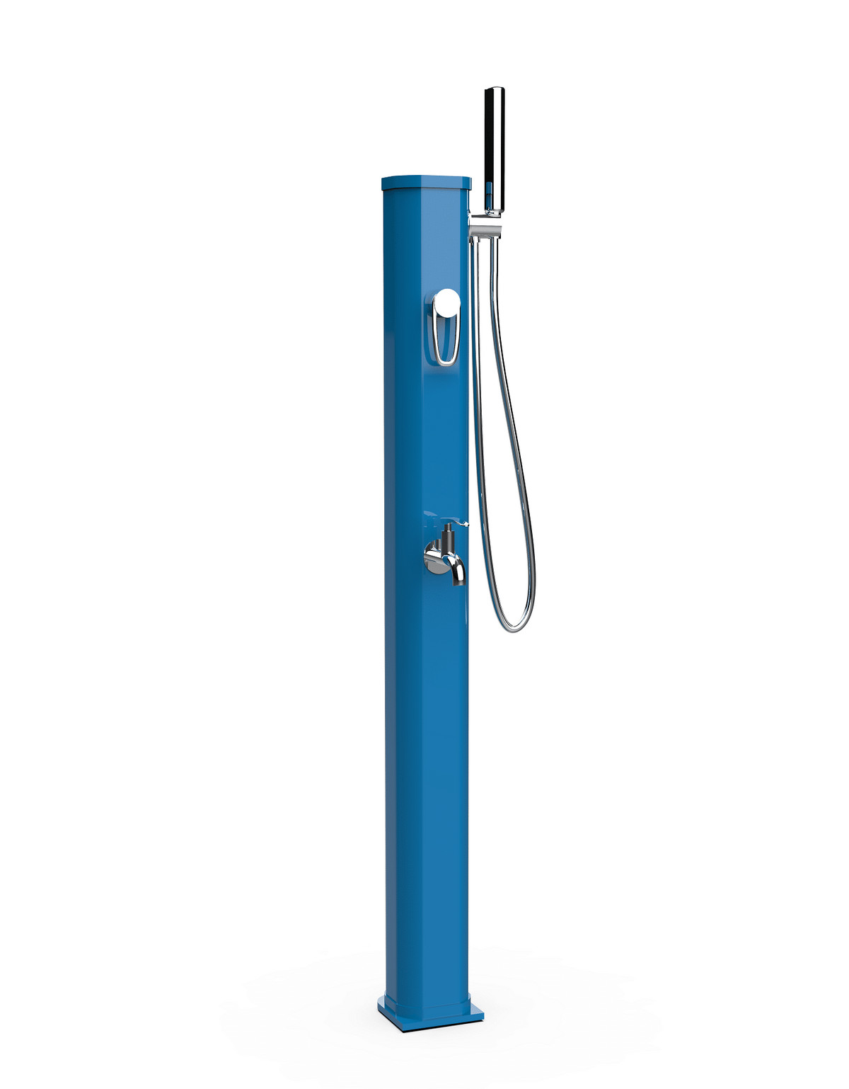 159631734_1 FORMIDRA Ducha solar de piscina - FORMIDRA Jolly Go 20L Azul - Imagen 1