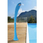 PRODUCTOS Ducha solar de piscina - PRODUCTOS QP Foliage 35L con lavapiés Azul - Imagen 6