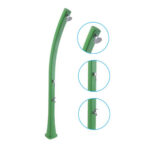 PRODUCTOS Ducha solar de piscina - PRODUCTOS QP Grace 25L con lavapiés Verde