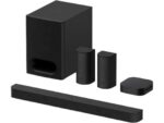 Sony Barra de sonido - Sony BRAVIA Theatre System 6 (HTS60), 5.1 sonido surround, 1000W, Altavoces traseros, Subwoofer, Dolby Atmos, AI Voice Zoom 3,