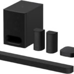 Sony Barra de sonido - Sony BRAVIA Theatre System 6 (HTS60), 5.1 sonido surround, 1000W, Altavoces traseros, Subwoofer, Dolby Atmos, AI Voice Zoom 3,