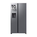 Samsung Frigorífico americano - Samsung Bespoke AI RS70F64KETEF, All Around Cooling, No Frost, 178.4 cm, 640 l, Dispensador agua y hielo, Inox