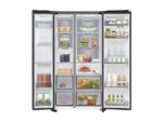 Samsung Frigorífico americano - Samsung Bespoke AI RS70F64KETEF, All Around Cooling, No Frost, 178.4 cm, 640 l, Dispensador agua y hielo, Inox - Imagen 3