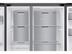 Samsung Frigorífico americano - Samsung Bespoke AI RS70F65KDTEF, All Around Cooling, No Frost, 178.4 cm, 640 l, Dispensador agua y hielo, Inox - Imagen 5