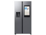 Samsung Frigorífico americano - Samsung Family Hub Bespoke AI RS90F66BETEF, Twin Cooling, 178.4 cm, 614 l, Dispensador agua y hielo, Balda botellero,