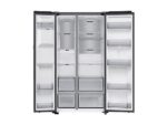 Samsung Frigorífico americano - Samsung Family Hub Bespoke AI RS90F66BETEF, Twin Cooling, 178.4 cm, 614 l, Dispensador agua y hielo, Balda botellero, - Imagen 3