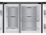 Samsung Frigorífico americano - Samsung Family Hub Bespoke AI RS90F66BETEF, Twin Cooling, 178.4 cm, 614 l, Dispensador agua y hielo, Balda botellero, - Imagen 5