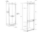Frigorífico combi integrable - Haier ID Series HBW7518C, No Frost, 177,2 cm, 268 l, My Zone, Daylight, Blanco - Imagen 2