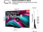 LG TV OLED 83" - LG OLED83C54LA, OLED 4K, Procesador Inteligente α9 AI Processor 4K Gen8, Smart TV, DVB-T2 (H.265), Negro - Imagen 5