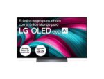 LG TV OLED 48" - LG OLED48C55LA, OLED 4K, Procesador Inteligente α9 AI Processor 4K Gen8, Smart TV, DVB-T2 (H.265), Negro