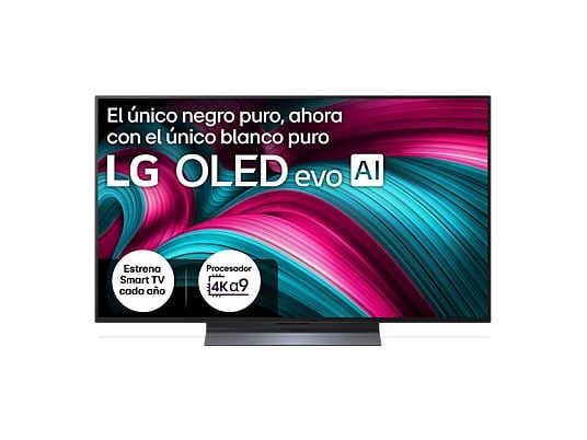 1597385_1 LG TV OLED 48" - LG OLED48C55LA, OLED 4K, Procesador Inteligente α9 AI Processor 4K Gen8, Smart TV, DVB-T2 (H.265), Negro - Imagen 1