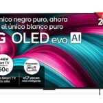 LG TV OLED 42" - LG OLED42C55LA, OLED 4K, Procesador Inteligente α9 AI Processor 4K Gen8, Smart TV, DVB-T2 (H.265), Negro