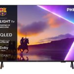 Philips TV QLED 43" - Philips Ambilight 43PUS8510/12, UHD 4K, Titan OS, Smart TV, Pixel Precise Ultra HD, Dolby Atmos, Negro mate