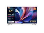 Xiaomi TV QLED 43" - Xiaomi 43 A PRO, QLED 4K, Quad cortex A55, Smart TV, Google TV, Negro