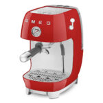 SMEG Cafetera espresso - SMEG ECF03RDEU, 15 bar, 1650 W, Rojo - Imagen 2