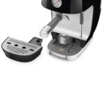 SMEG Cafetera espresso - SMEG ECF03BLEU, 15 bar, 1650 W, Negro - Imagen 2