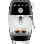 SMEG Cafetera espresso - SMEG ECF03BLEU, 15 bar, 1650 W, Negro - Imagen 6