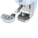 SMEG Cafetera espresso - SMEG ECF03PBEU, 15 bar, 1650 W, Azul pastel - Imagen 2
