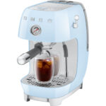 SMEG Cafetera espresso - SMEG ECF03PBEU, 15 bar, 1650 W, Azul pastel - Imagen 8