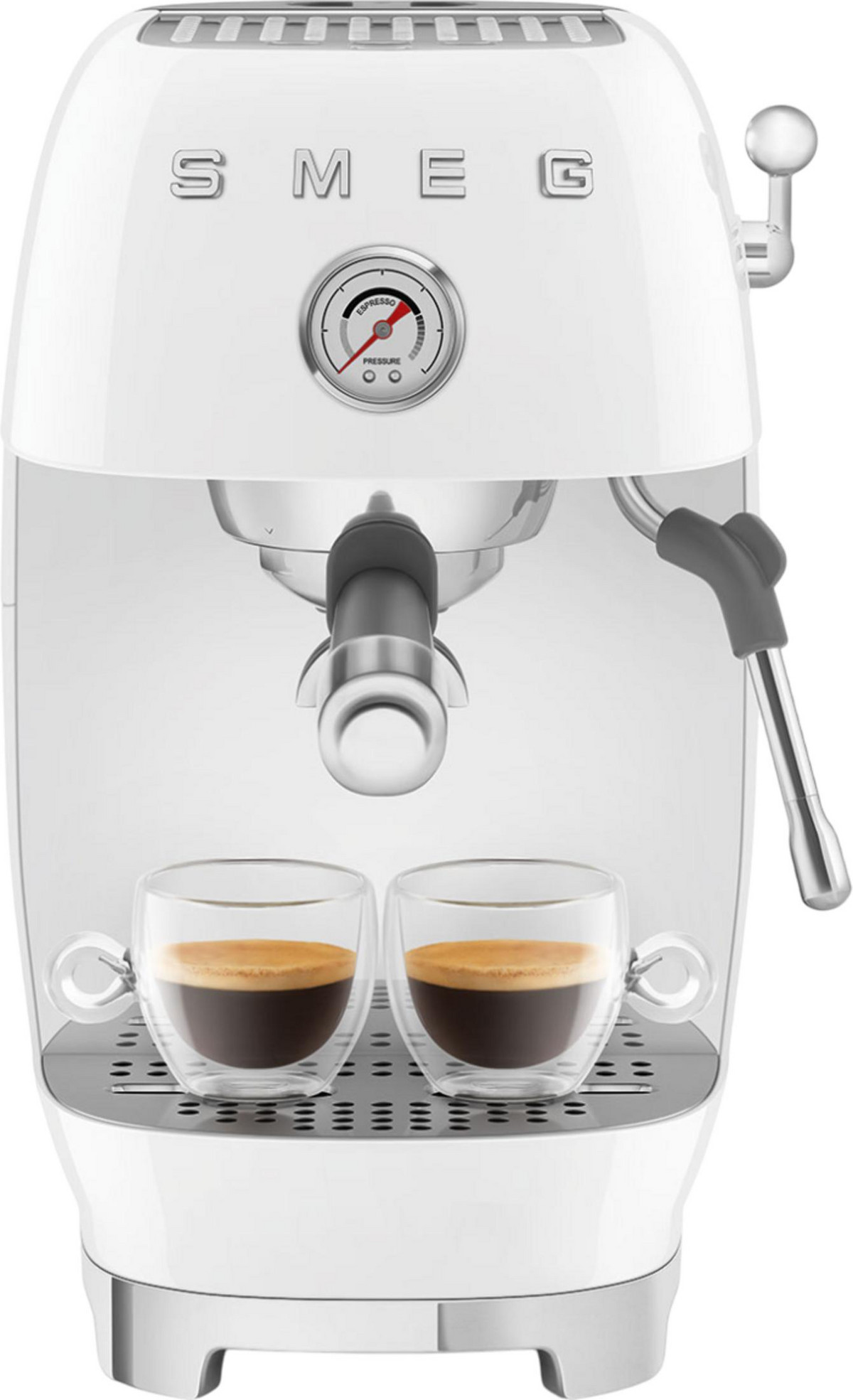 159757612_1 SMEG Cafetera espresso - SMEG ECF03WHEU, 15 bar, 1650 W, Blanco - Imagen 1