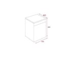 Teka Lavavajillas - Teka DFS 26650 WH, 13 Servicios, 6 Programas, 59.8 cm Ancho, Display LED, Blanco - Imagen 8