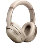 JBL Auriculares inalámbricos - JBL Tour One M3, Circumaurales, Bluetooth, 70h Autonomía, 8 Micrófonos, Crema