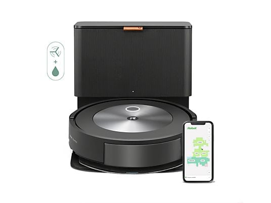 1597768_1 iRobot REACONDICIONADO Seminuevo Bueno Robot friegasuelos - iRobot Roomba Combo j5+, 750 w, 360 ml, 72 min Autonomía, Grafito - Imagen 1