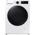 Samsung Lavadora secadora - Samsung WD90DG5G34BEEC, 9kg/5kg 1400 rpm, 13 programas, AI Ecobubble™ Clase E/A-10%, fondo reducido, Blanco