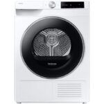 Samsung Secadora bomba de calor - Samsung DV90DG6845LEU3, 9 kg, 18 programas, Wifi, Blanco