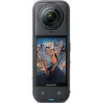 Insta360 Cámara deportiva - Insta360 X5 Estándar, 8K, 360º, 185 min Autonomía, Vídeo HDR Activo 5,7K a 60 fps, Negro