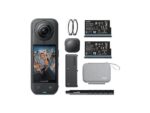 Insta360 Cámara deportiva - Insta360 X5 Esencial, 8K, 360º, 185 min Autonomía, Vídeo HDR Activo 5,7K a 60 fps, Negro