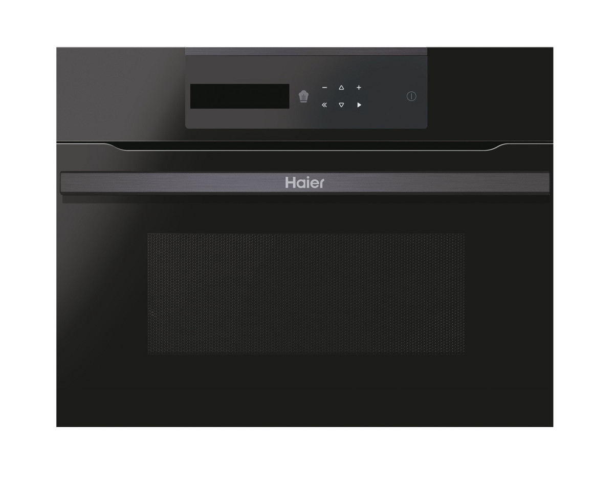 159877266_1 HAIER Microondas integrable - HAIER I-Message Compact Series 4 HWO45NB4B0B1, 5 potencia, 34 l, Negro - Imagen 1