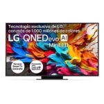 LG TV QNED MiniLED 65" - LG 65QNED9MA6B, UHD 4K Inalámbrico, Procesador Inteligente α9 AI Processor 4K Gen8, Smart TV, DVB-T2 (H.265), Negro