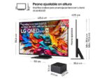 LG TV QNED MiniLED 65" - LG 65QNED9MA6B, UHD 4K Inalámbrico, Procesador Inteligente α9 AI Processor 4K Gen8, Smart TV, DVB-T2 (H.265), Negro - Imagen 4