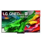 LG TV QNED 86" - LG 86QNED86A6A, UHD 4K, Procesador Inteligente α8 AI Processor 4K Gen2, Smart TV, DVB-T2 (H.265), Charcoal Black