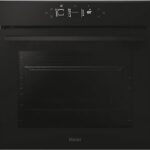 Haier Horno - Haier ID Series 4 H6 ID46G3YTB, Multifunción, Pirolítico y por agua, 78 l, Guías telescópicas, 20 funciones, 60 cm, Negro