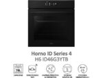 Haier Horno - Haier ID Series 4 H6 ID46G3YTB, Multifunción, Pirolítico y por agua, 78 l, Guías telescópicas, 20 funciones, 60 cm, Negro - Imagen 3