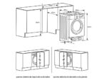 Lavadora secadora integrable - Infiniton WSD-BBG86WAD, 8 kg/6 kg, Inverter, 1400 rpm, Control Electrónico, Sin panelar - Imagen 2