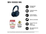 Sony Auriculares inalámbricos - Sony WH-1000XM6, Cancelación ruido, 30h Autonomía, Hi-Res, Carga Rápida, Cómodo, Plegable, iOS/Android, Azul - Imagen 2
