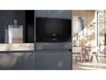 Siemens Microondas integrable - Siemens BF722R1B1, SerieIQ700, 1220 W, 5 niveles, Limpieza humidClean, Función cookControl, 21 l, Negro - Imagen 5