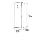 ok Frigorífico una puerta - ok. OFR 311 D W, Compresor, 143 cm, 242 l, Blanco - Imagen 2
