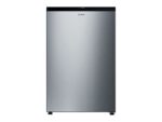 Candy Nevera pequeña - Candy CNOQ2S58EX City Fresco 300, Static Low frost, 85 cm, 129 l, Con congelador, Puerta reversible, Inox