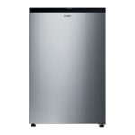 Candy Nevera pequeña - Candy CNOQ2S58EX City Fresco 300, Static Low frost, 85 cm, 129 l, Con congelador, Puerta reversible, Inox